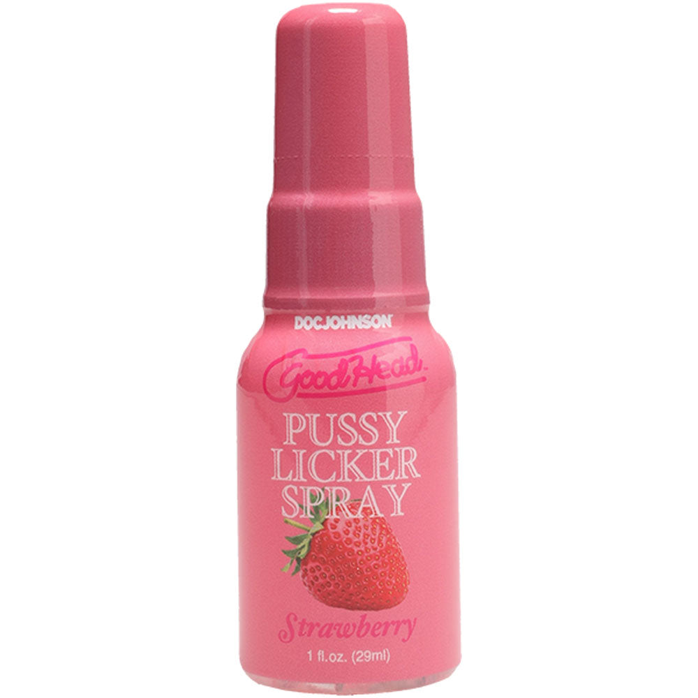 GoodHead Pussy Licker Spray - Strawberry - Strawberry Flavoured Spray - 29 ml Bottle-1364-25-CD