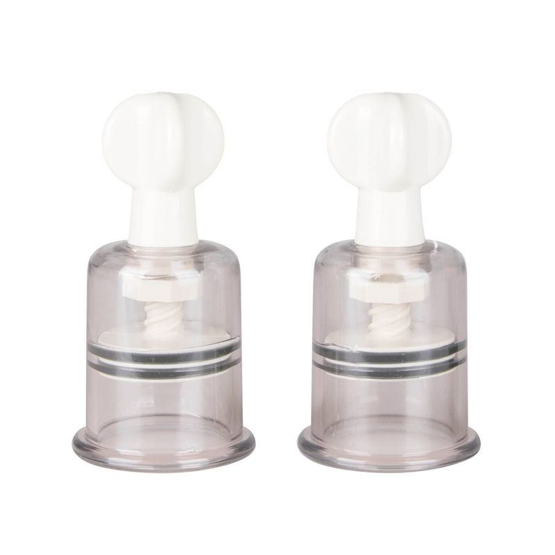 Nipple and Clit Suckers Large 2 Pc-ET046CLR