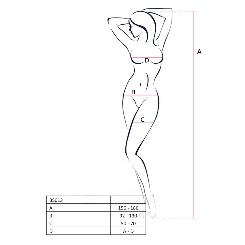 Bodystocking BS013 Black-BS013-BLK-OS