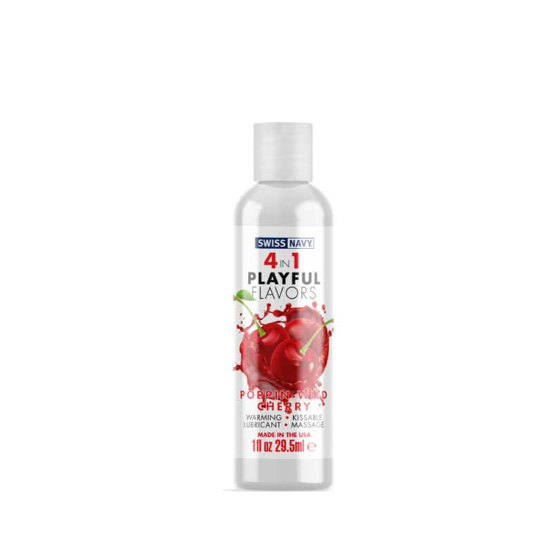 Playful Flavours 4 In 1 Poppin Wild Cherry 1oz/29.5ml-SN4N1FPWC1