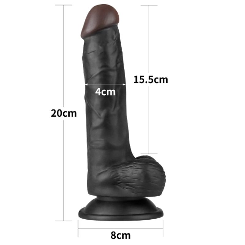 Easy Strap On Set 7.5in Black-LV715027