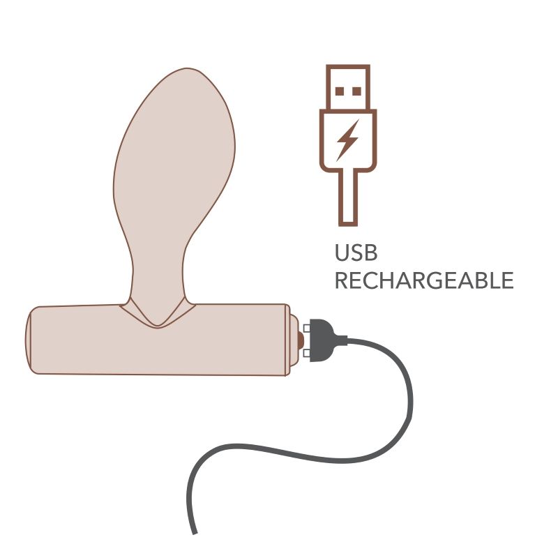 Nova Orbital Butt Plug Vibrator Blue-16ORBITALBU