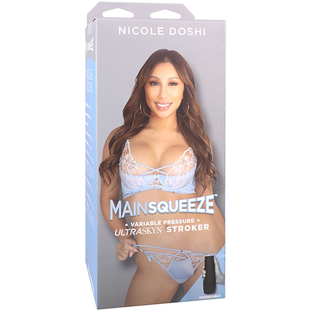 Main Squeeze - Nicole Doshi - Flesh Vagina Stroker-5200-66-BX