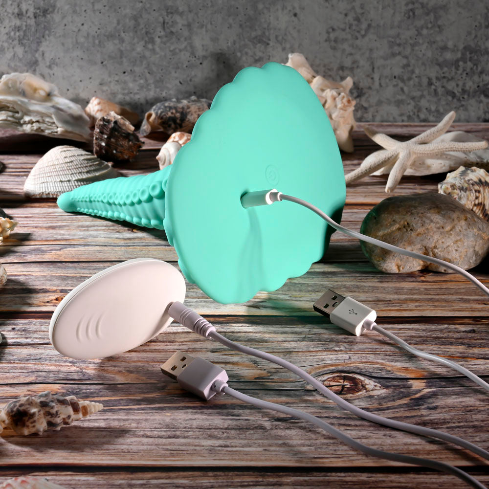 Evolved TENTACLE GRINDER - Green USB Rechargeable Fantasy Grinder Pad with Wireless Remote-EN-RS-4523-2