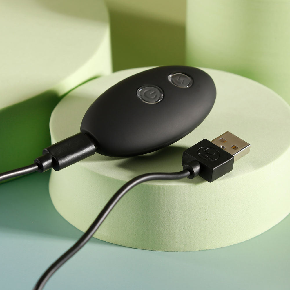 Evolved BEAD ME UP - Black 16.8 cm USB Rechargeable Vibrating Anal Beads with Wireless Remote-EN-RS-5681-2