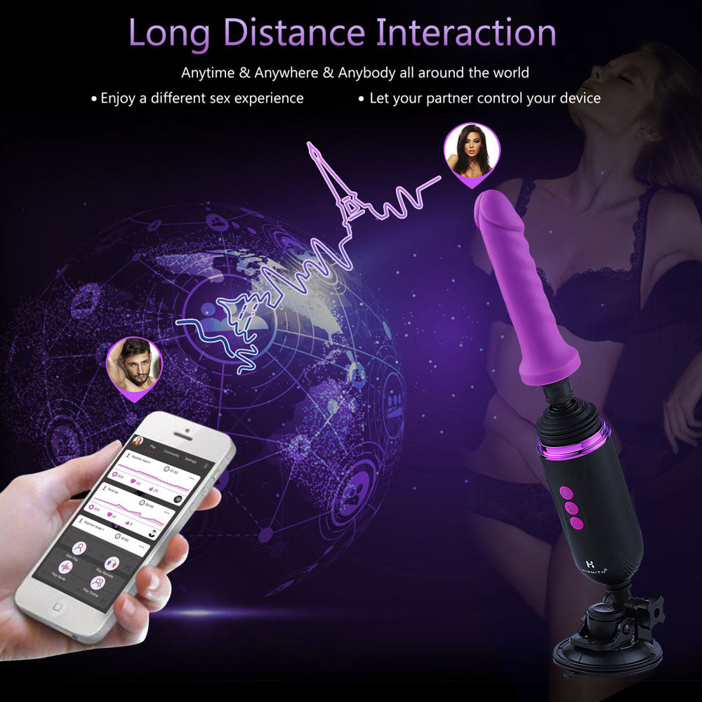 Hismith Pro Traveler 2.0 - Mains Powered Portable Sex Machine with App Control and Remote - HS18-APP