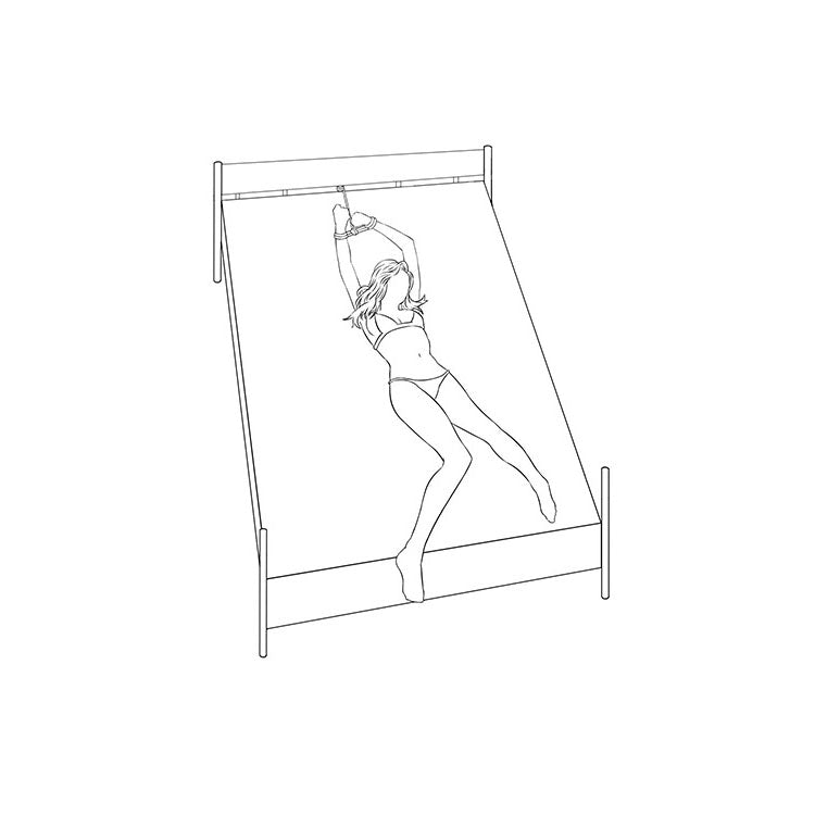 Adam & Eve BONDAGE ROPE - 4.5 metre (15 feet) - Black Bondage Rope - 4.5 metre Length-J973 8005