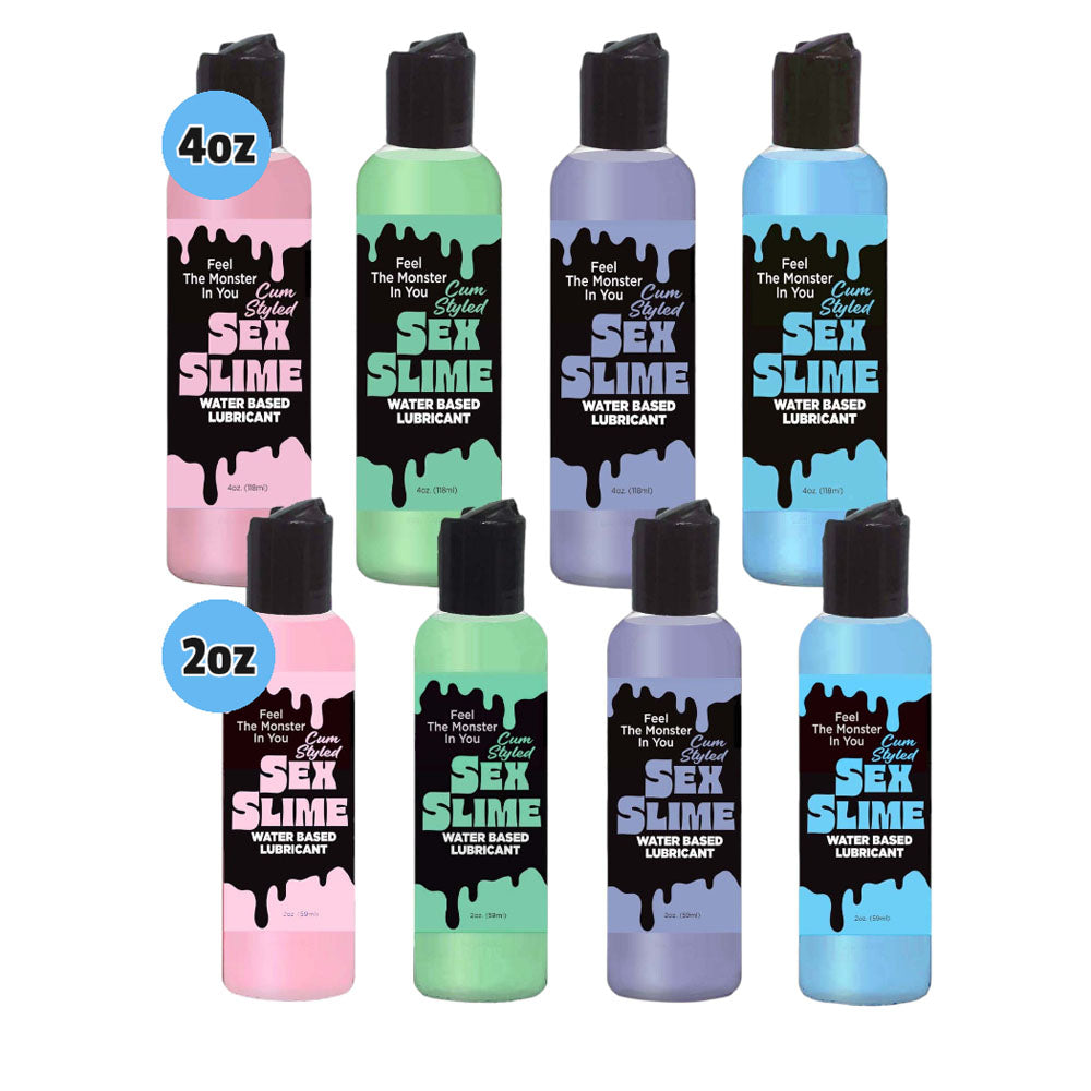 Sex Slime Cum Style Creature Lube - Purple 60 ml - Purple Cum Style Water Based Lubricant - 60 ml Bottle-LGBT.1315