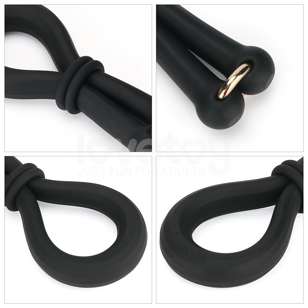 Pinnacle Pro Anyfit Plus Stretcher - Black Adjustable Cock Ring - LV443032