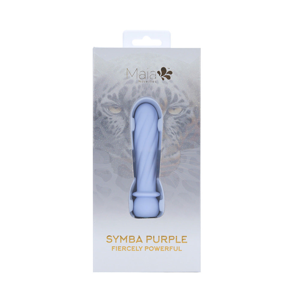 Maia SYMBA - Purple - Purple 10.8 cm USB Rechargeable Powerful Bullet - MA25-14-PURPLE