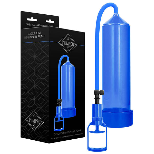 Pumped Comfort Beginner Pump - Blue Penis Pump-PMP002BLU