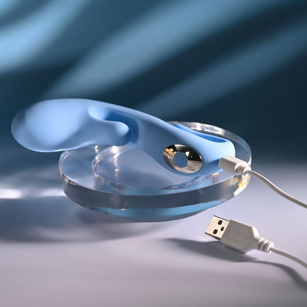 Selopa SMOOTH OPERATOR - Blue USB Rechargeable Vibrator - SL-RS-7463-2