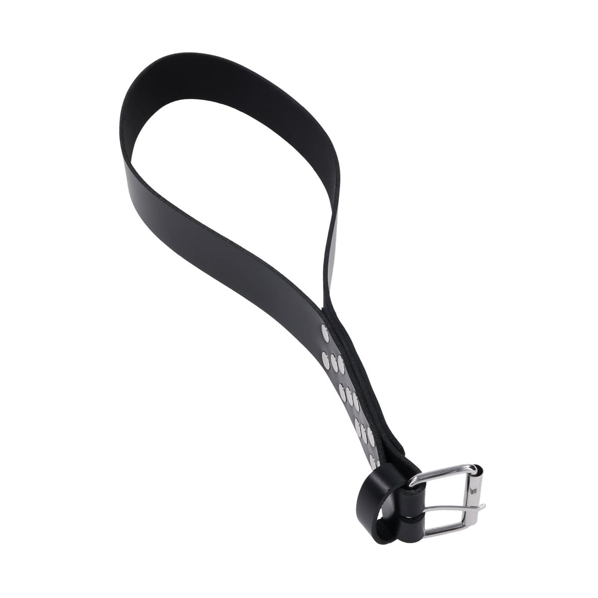 EDGE Leather Belt Spanker - Black Spanking Whip - SS98061