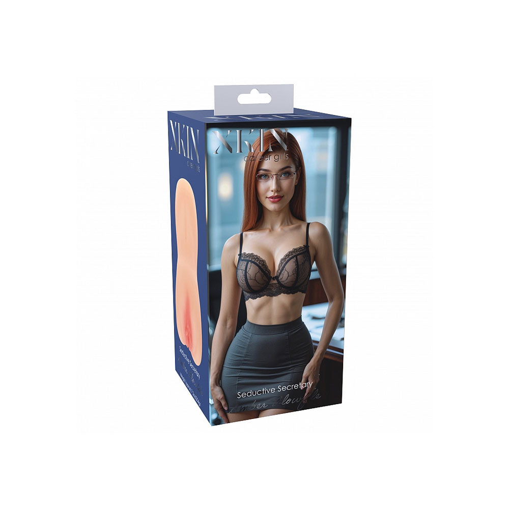 XKIN Career Girls - Amber Blowfile - Flesh 13.5 cm Vagina Stroker - XKN015FLE