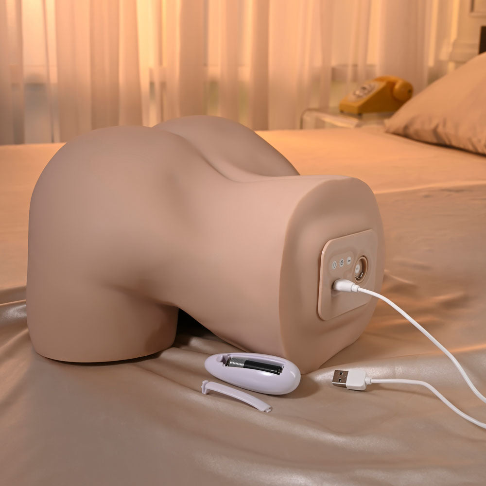 Zero Tolerance SQUIRT FOR ME XL RILEY REID - Flesh USB Rechargeable Realistic Squirting Masturbator - ZE-RS-6701-2