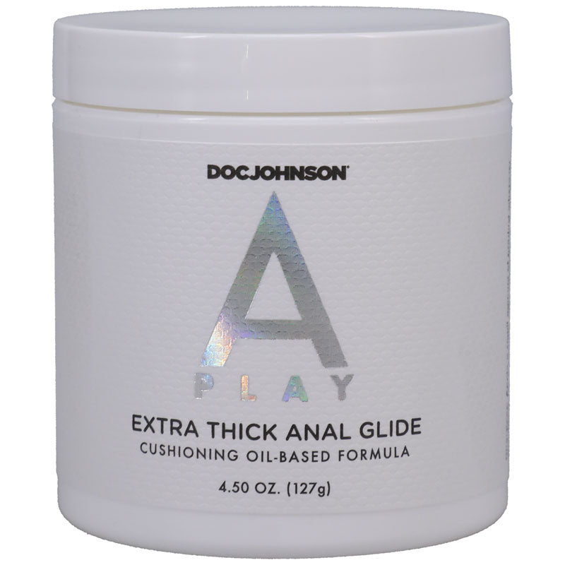 A-Play Extra Thick Anal Glide - Oil Based Fisting Lubricant - 127 gram Tub-0301-03-BU