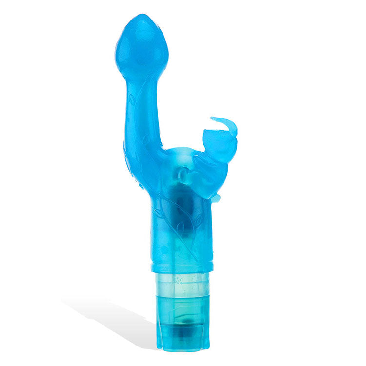 Adam & Eve BUNNY KISS - Blue 17.8 cm Rabbit Vibrator-054X 4000