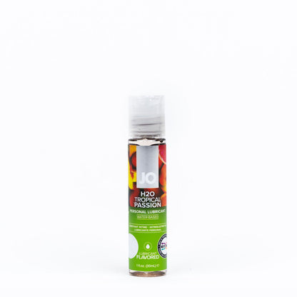 JO H2O Tropical Passion Lube - 30 mL - Tropical Flavoured Water Based Lubricant - 30 ml Bottle-10121