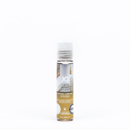 JO H2O Vanilla Cream Lube - 30 mL - Vanilla Flavoured Water Based Lubricant - 30 ml Bottle-10384