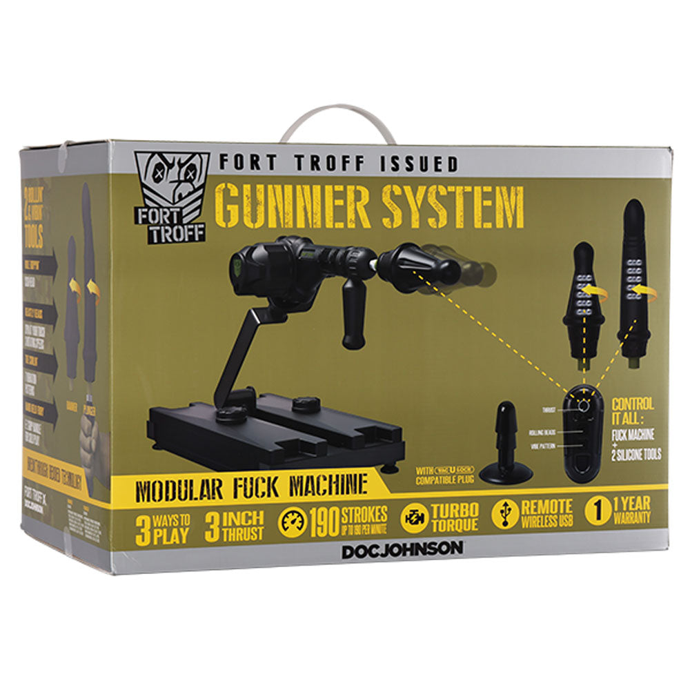Fort Troff - Gunner System - 3-In-1 Modular Sex Machine-1100-00-BX