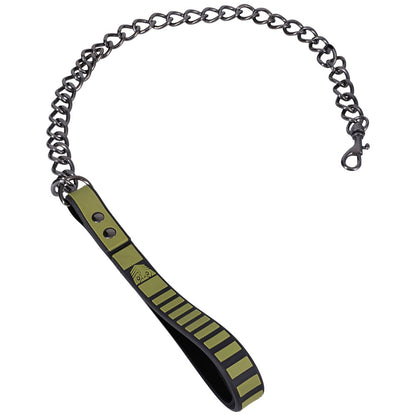 Fort Troff - Tactical Collar & Leash - Black/Green Restraint-1103-03-CD