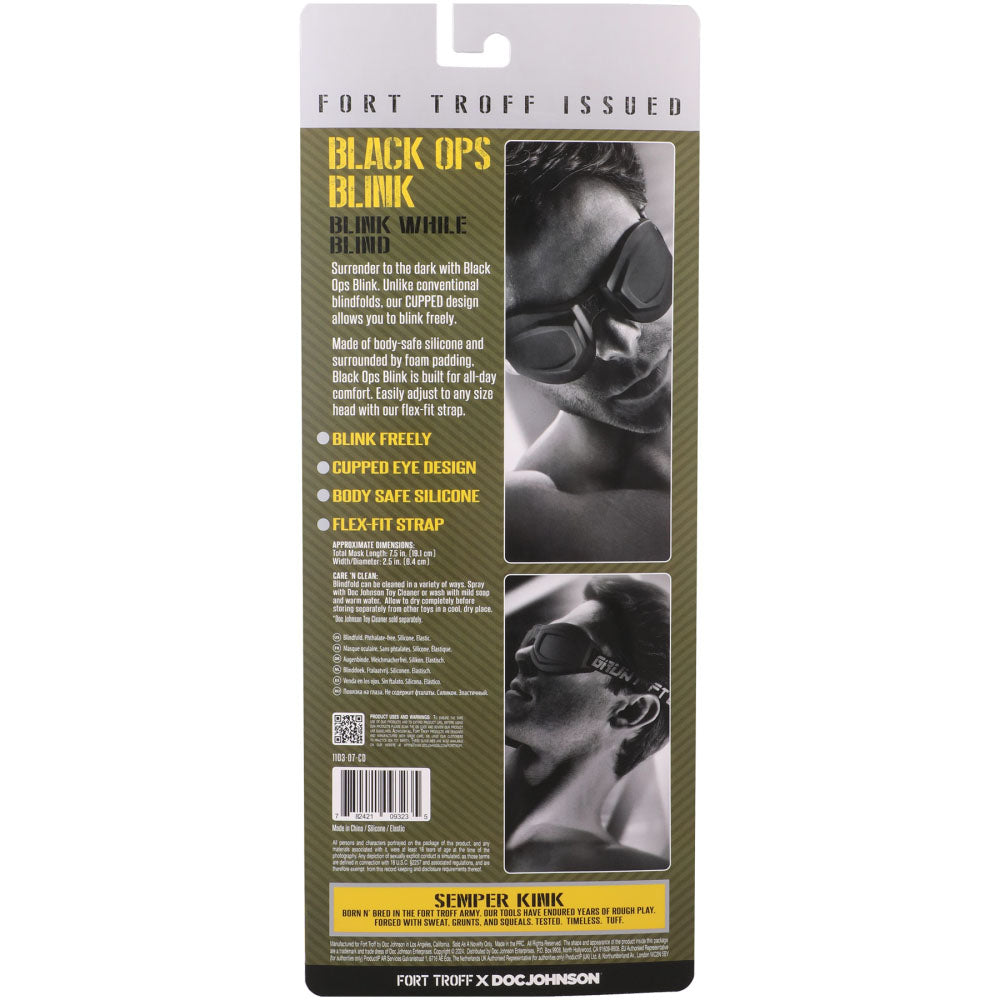 Fort Troff - Black Ops Blink - Black Eyemask Restraint-1103-07-CD