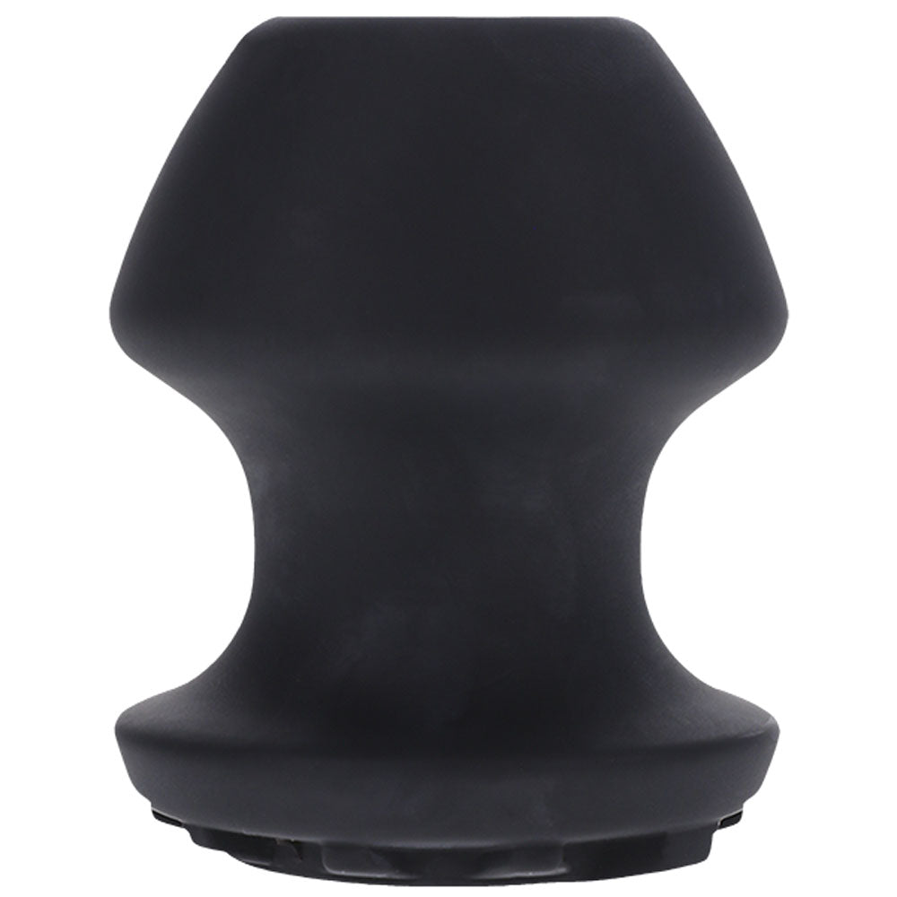 Fort Troff - Kum Keeper - Medium - Black Medium Hollow Butt Plug with Removeable Stopper-1104-02-CD