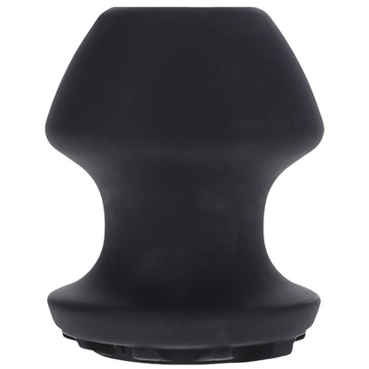 Fort Troff - Kum Keeper - Medium - Black Medium Hollow Butt Plug with Removeable Stopper-1104-02-CD