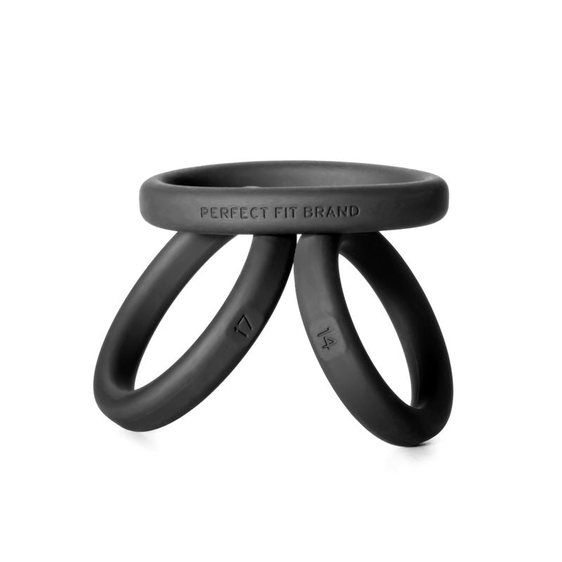 Xact-Fit Silicone Rings Mixed 3 Ring Kit-CR-90B