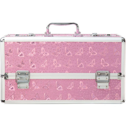 Lockable Large Vibrator Case Pink-098-16