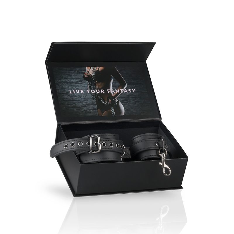 Ankle Cuffs Black-ET371BLK