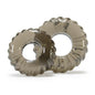 Truckt 2 Pc Cockring Set Clear-AJ-1049-CLR
