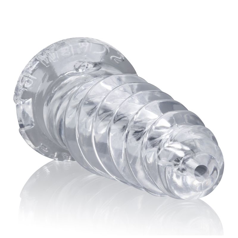 ScrewD Super Squish Corkscrew Jackoff Toy Clear-OX-3014-CLR