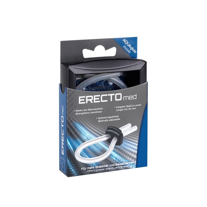 ERECTOmed Adjustable Cock Ring Clear-JD-15625