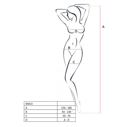 Bodystocking BS013 Black-BS013-BLK-OS