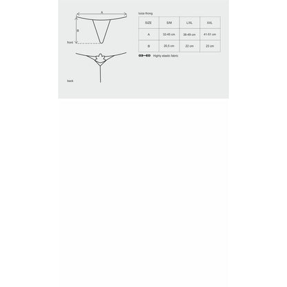Luiza Thong White-5392-WHT-S/M