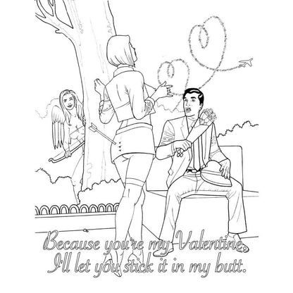 My Naughty Valentine Colouring Book-MNV-001