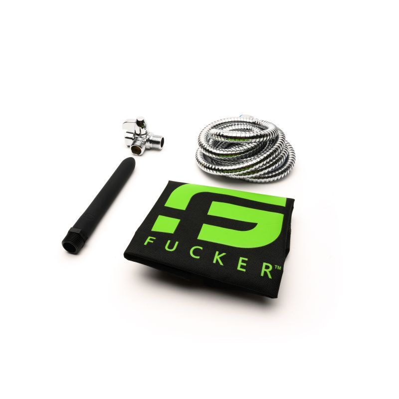 Sport Fucker Shower Kit Black 6in-SF-20331
