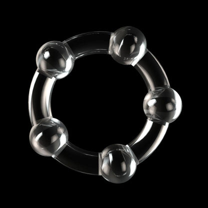 Triple Beaded Donut Ring Set-LV343002-CLR