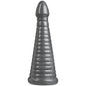Rockeye 11in Anal Dildo Gun Metal-0270-38-CD