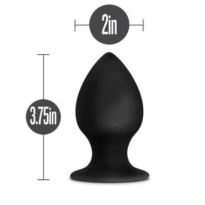 Anal Adventures Platinum Silicone Anal Stout Plug Large-BL-81005