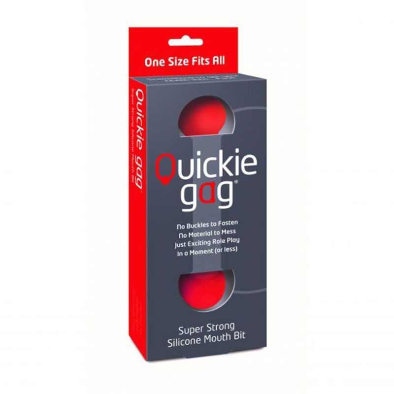 Quickie Gag Mouth Bit Red-USQGBBITR