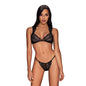 Elisetta 2 Pc Set-2439-BLK-S/M