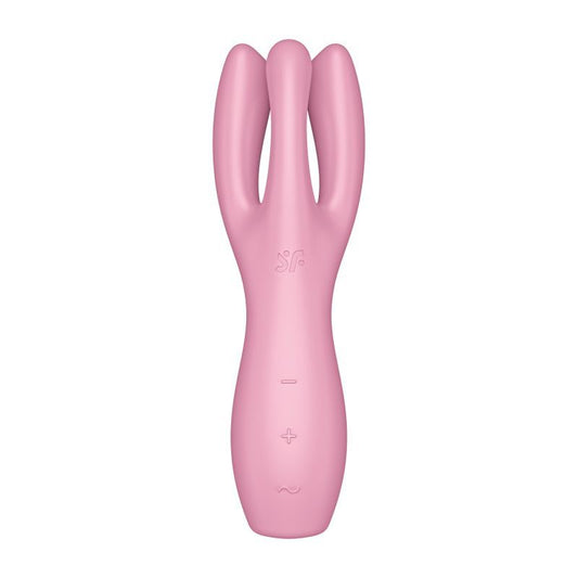 Satisfyer Threesome 3 Layon Vibrator Pink-4037158