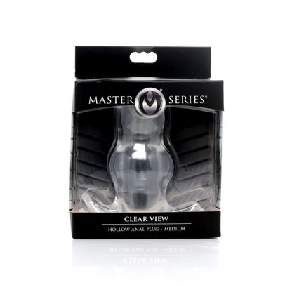 Clear View Hollow Anal Plug Medium-AG732-CLR-M