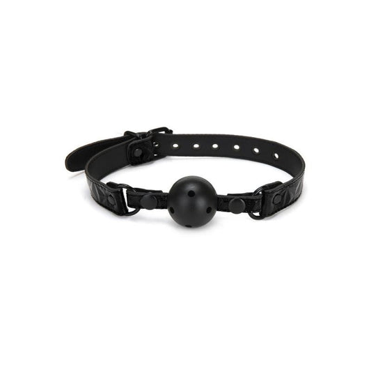 Whip Smart Diamond Deluxe Ball Gag Black-WS1008-BLK