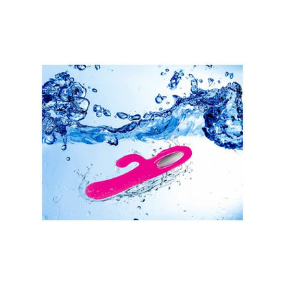 Viben Hypnotic Thrusting Rabbit Vibe w Swinging Clit Stim Hot Pink-VB-66107