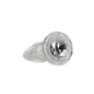 Pillow Talk Fancy Luxurious Glass Anal Plug w Clear Gem-38010