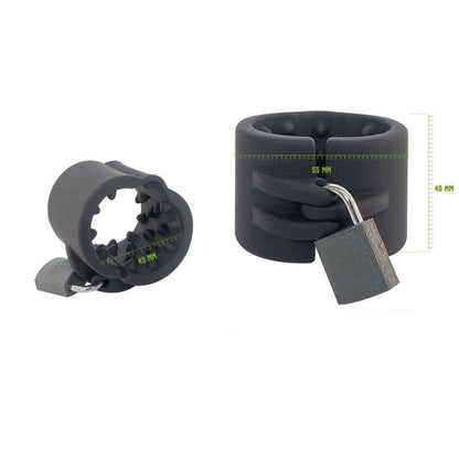 Brutus Cruncher Lockable Spiked Ball Stretcher-138166-BLK