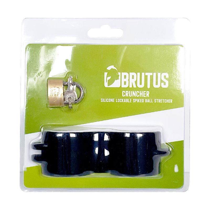 Brutus Cruncher Lockable Spiked Ball Stretcher-138166-BLK
